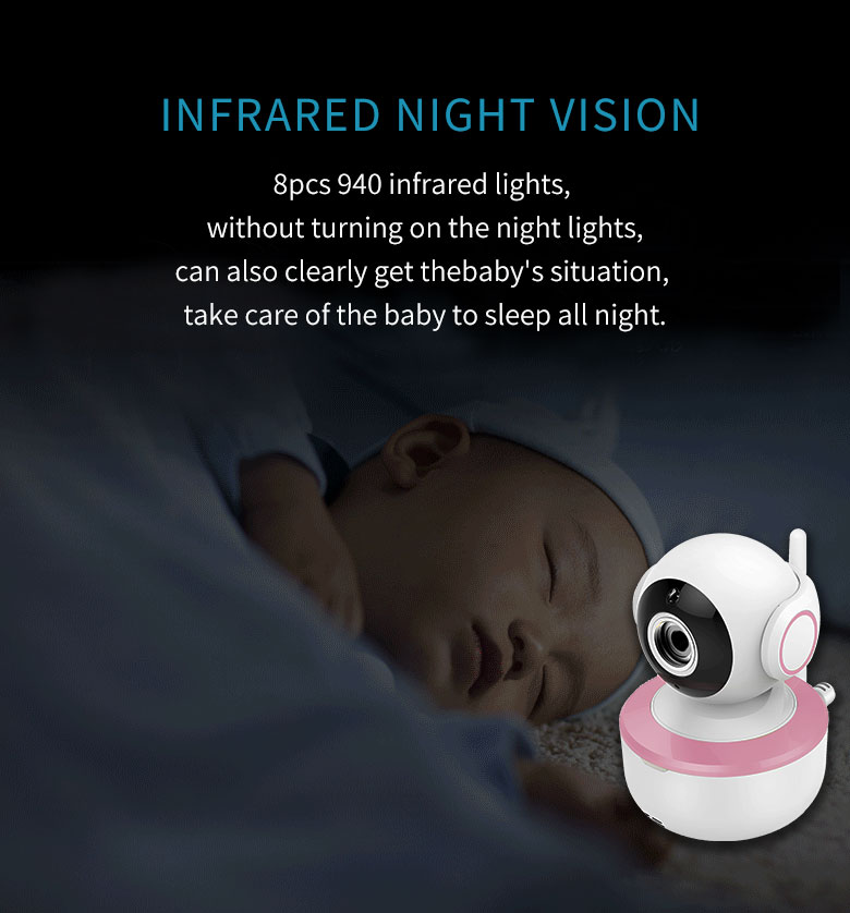 HD wireless baby care device voice intercom baby monitor